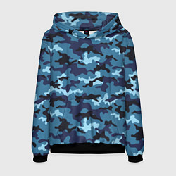 Мужская толстовка Камуфляж Тёмно-Синий Camouflage Dark-Blue