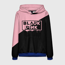 Толстовка-худи мужская BLACKPINK BIG LOGO, цвет: 3D-синий