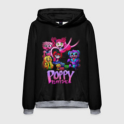 Толстовка-худи мужская POPPY PLAYTIME chapter 2 персонажи игры, цвет: 3D-меланж