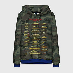 Толстовка-худи мужская Red Army June 1941 Красная армия Июнь 1941, цвет: 3D-синий