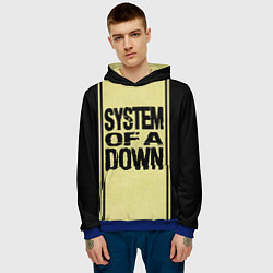 Толстовка-худи мужская System of a Down: 5 Album Bundle, цвет: 3D-синий — фото 2