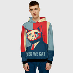 Толстовка-худи мужская YES WE CAN T, цвет: 3D-черный — фото 2