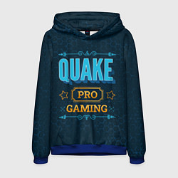 Толстовка-худи мужская Игра Quake: pro gaming, цвет: 3D-синий