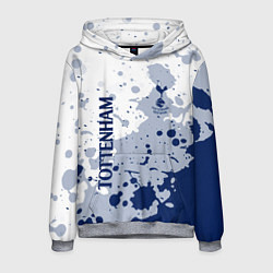 Толстовка-худи мужская Tottenham hotspur Брызги красок, цвет: 3D-меланж