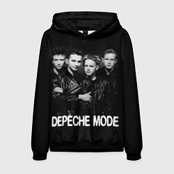 Мужская толстовка Depeche Mode - black & white portrait