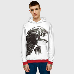 Толстовка-худи мужская Graphic owl, цвет: 3D-красный — фото 2
