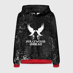 Толстовка-худи мужская Hollywood Undead - Hu, цвет: 3D-красный