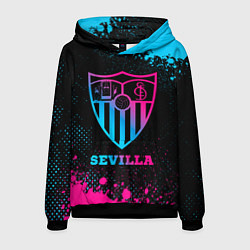 Толстовка-худи мужская Sevilla - neon gradient, цвет: 3D-черный