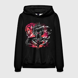 Толстовка-худи мужская Goku dragon ball аниме, цвет: 3D-черный