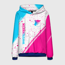 Мужская толстовка Hoffenheim neon gradient style: надпись, символ