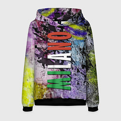Толстовка-худи мужская Avant-garde color texture - Milano, цвет: 3D-черный