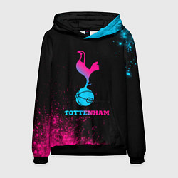 Толстовка-худи мужская Tottenham - neon gradient, цвет: 3D-черный
