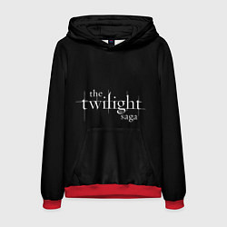 Толстовка-худи мужская The twilight saga, цвет: 3D-красный