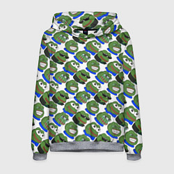 Толстовка-худи мужская Эмоции Пепе, цвет: 3D-меланж