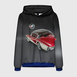 Толстовка-худи мужская Buick Centurion - USA - Retro, цвет: 3D-синий