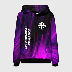 Толстовка-худи мужская My Chemical Romance violet plasma, цвет: 3D-черный