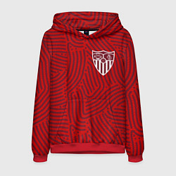 Толстовка-худи мужская Sevilla отпечатки, цвет: 3D-красный