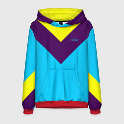 Толстовка-худи мужская FIRM как в 80х, цвет: 3D-красный