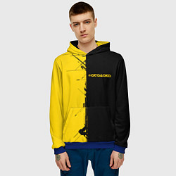 Толстовка-худи мужская Arasaka corporation, цвет: 3D-синий — фото 2