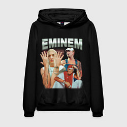 Толстовка-худи мужская Eminem Slim Shady, цвет: 3D-черный
