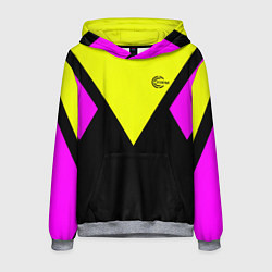 Толстовка-худи мужская FIRM прямиком из восьмидесятых, цвет: 3D-меланж