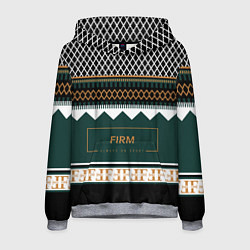 Толстовка-худи мужская FIRM как свитер из 90х, цвет: 3D-меланж