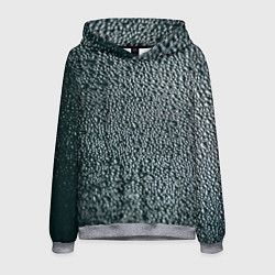 Толстовка-худи мужская Текстура воды крупным планом, цвет: 3D-меланж