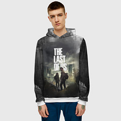 Толстовка-худи мужская TV series The last of us, цвет: 3D-белый — фото 2