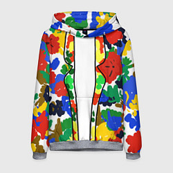 Толстовка-худи мужская Для косплея Джина БТС, цвет: 3D-меланж