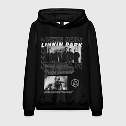 Толстовка-худи мужская Linkin Park Chester Bennington, цвет: 3D-черный