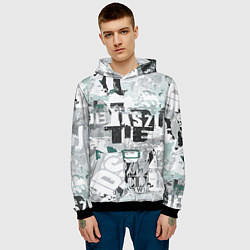 Толстовка-худи мужская Ice Tea Style, цвет: 3D-черный — фото 2