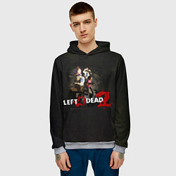 Толстовка-худи мужская Left 4 dead 2 команда, цвет: 3D-меланж — фото 2
