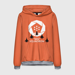 Толстовка-худи мужская SOL Squadron, цвет: 3D-меланж
