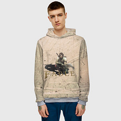 Толстовка-худи мужская Fable II Герой Глушвилля, цвет: 3D-меланж — фото 2