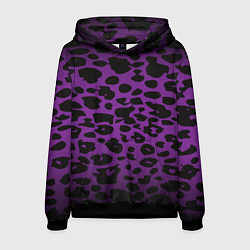 Мужская толстовка Фиолетовый леопард
