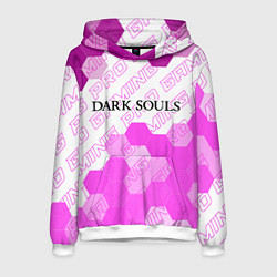 Толстовка-худи мужская Dark Souls pro gaming: символ сверху, цвет: 3D-белый