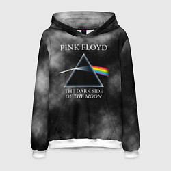 Толстовка-худи мужская Pink Floyd космос, цвет: 3D-белый
