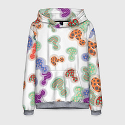 Толстовка-худи мужская Вопросики, цвет: 3D-меланж