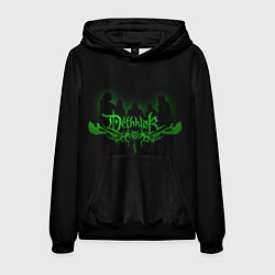 Толстовка-худи мужская Metalocalypse Dethklok green, цвет: 3D-черный