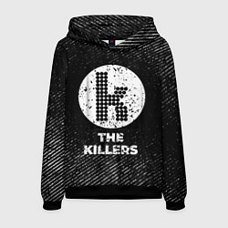 Толстовка-худи мужская The Killers с потертостями на темном фоне, цвет: 3D-черный
