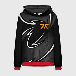 Толстовка-худи мужская Fnatic - white line, цвет: 3D-красный