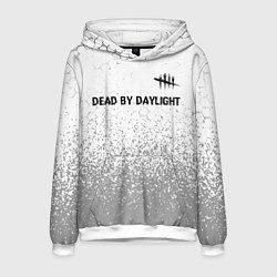 Толстовка-худи мужская Dead by Daylight glitch на светлом фоне: символ св, цвет: 3D-белый