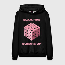 Толстовка-худи мужская Blackpink Square up, цвет: 3D-черный