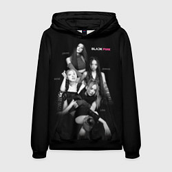 Толстовка-худи мужская Blackpink girl group, цвет: 3D-черный