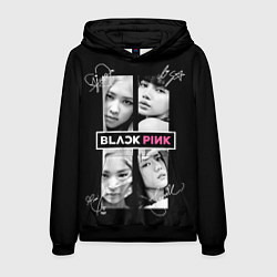 Толстовка-худи мужская Blackpink - Autographs, цвет: 3D-черный