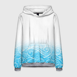 Толстовка-худи мужская Гинтама текстура, цвет: 3D-меланж