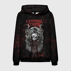 Толстовка-худи мужская Cannibal Corpse art, цвет: 3D-черный