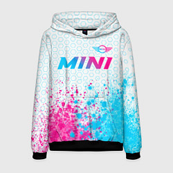 Мужская толстовка Mini neon gradient style: символ сверху