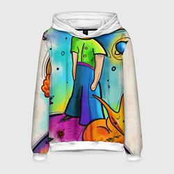 Толстовка-худи мужская Le Petit Prince, цвет: 3D-белый