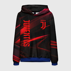 Мужская толстовка Juventus black red logo